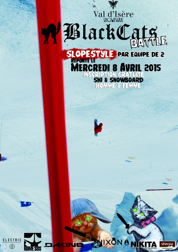 contest blackcats val d'isère snowpark